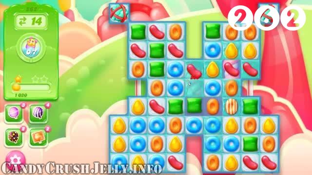 Candy Crush Jelly Saga : Level 262 – Videos, Cheats, Tips and Tricks