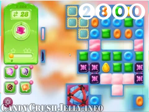 Candy Crush Jelly Saga : Level 2800 – Videos, Cheats, Tips and Tricks