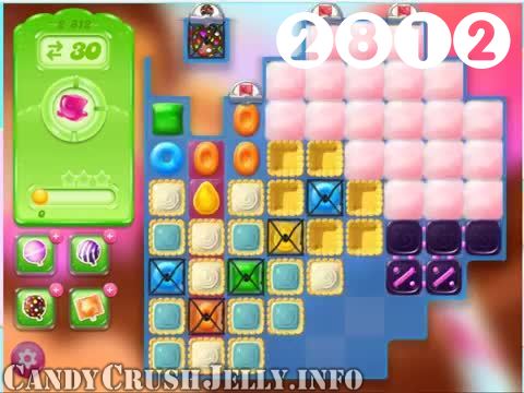 Candy Crush Jelly Saga : Level 2812 – Videos, Cheats, Tips and Tricks
