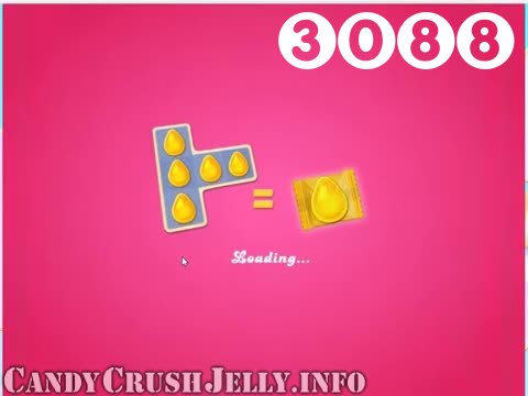 Candy Crush Jelly Saga : Level 3088 – Videos, Cheats, Tips and Tricks