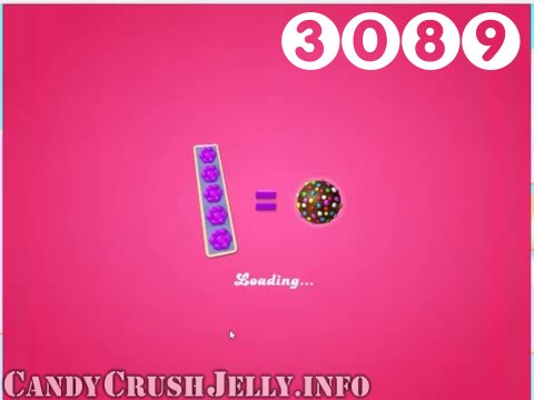 Candy Crush Jelly Saga : Level 3089 – Videos, Cheats, Tips and Tricks