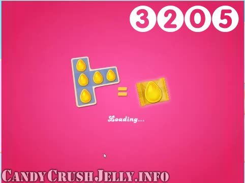 Candy Crush Jelly Saga : Level 3205 – Videos, Cheats, Tips and Tricks