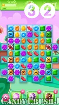 Candy Crush Jelly Saga : Level 32 – Videos, Cheats, Tips and Tricks