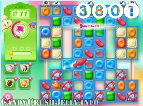 Candy Crush Jelly Saga : Level 3801 – Videos, Cheats, Tips and Tricks