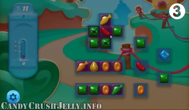 Candy Crush Jelly Saga : Level 3 – Videos, Cheats, Tips and Tricks