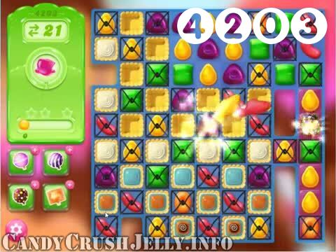 Candy Crush Jelly Saga : Level 4203 – Videos, Cheats, Tips and Tricks