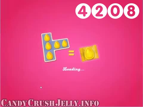 Candy Crush Jelly Saga : Level 4208 – Videos, Cheats, Tips and Tricks