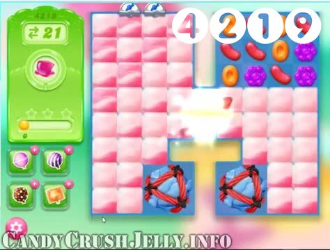 Candy Crush Jelly Saga : Level 4219 – Videos, Cheats, Tips and Tricks