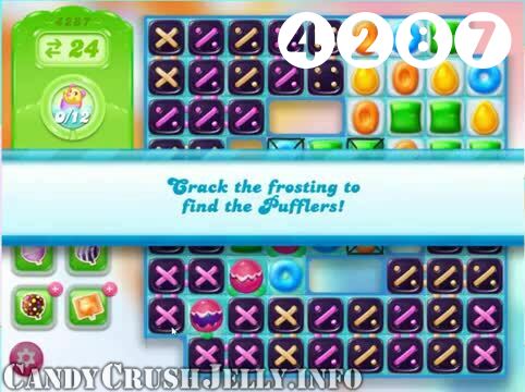 Candy Crush Jelly Saga : Level 4287 – Videos, Cheats, Tips and Tricks