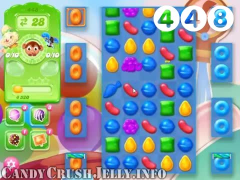 Candy Crush Jelly Saga : Level 448 – Videos, Cheats, Tips and Tricks