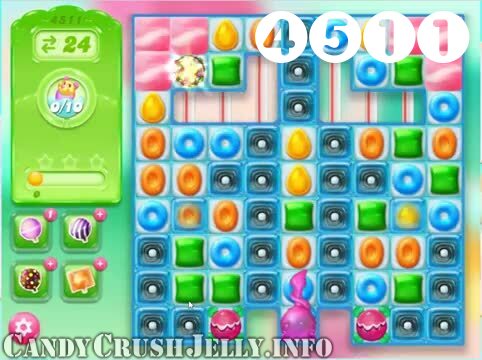 Candy Crush Jelly Saga : Level 4511 – Videos, Cheats, Tips and Tricks