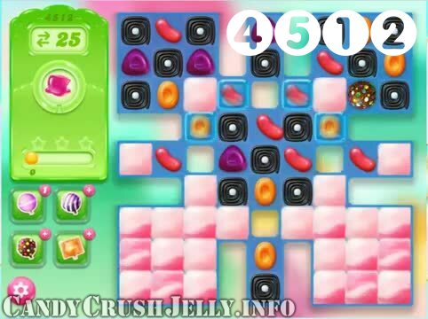 Candy Crush Jelly Saga : Level 4512 – Videos, Cheats, Tips and Tricks