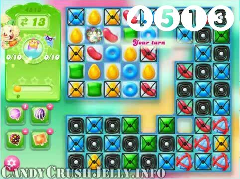 Candy Crush Jelly Saga : Level 4513 – Videos, Cheats, Tips and Tricks