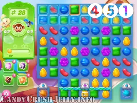 Candy Crush Jelly Saga : Level 451 – Videos, Cheats, Tips and Tricks