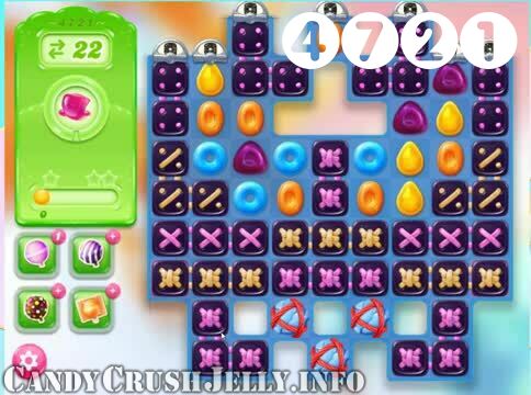 Candy Crush Jelly Saga : Level 4721 – Videos, Cheats, Tips and Tricks