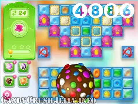 Candy Crush Jelly Saga : Level 4886 – Videos, Cheats, Tips and Tricks