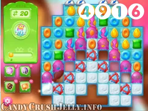 Candy Crush Jelly Saga : Level 4916 – Videos, Cheats, Tips and Tricks