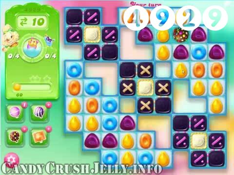 Candy Crush Jelly Saga : Level 4929 – Videos, Cheats, Tips and Tricks