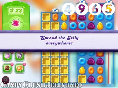 Candy Crush Jelly Saga : Level 4965 – Videos, Cheats, Tips and Tricks