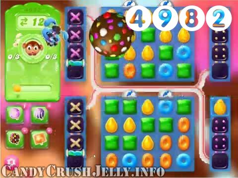 Candy Crush Jelly Saga : Level 4982 – Videos, Cheats, Tips and Tricks