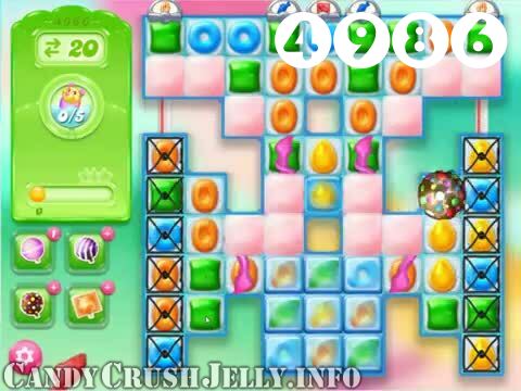 Candy Crush Jelly Saga : Level 4986 – Videos, Cheats, Tips and Tricks