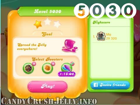 Candy Crush Jelly Saga : Level 5030 – Videos, Cheats, Tips and Tricks