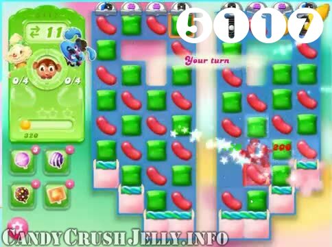 Candy Crush Jelly Saga : Level 5117 – Videos, Cheats, Tips and Tricks