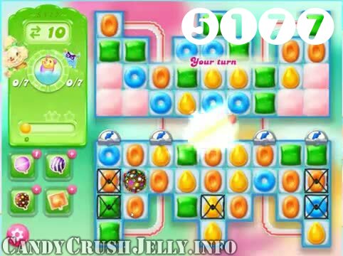 Candy Crush Jelly Saga : Level 5177 – Videos, Cheats, Tips and Tricks