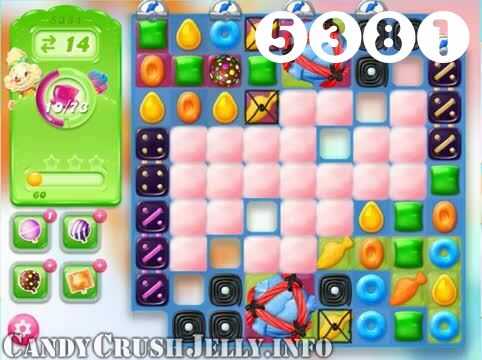 Candy Crush Jelly Saga : Level 5381 – Videos, Cheats, Tips and Tricks