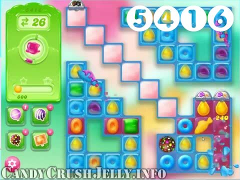 Candy Crush Jelly Saga : Level 5416 – Videos, Cheats, Tips and Tricks