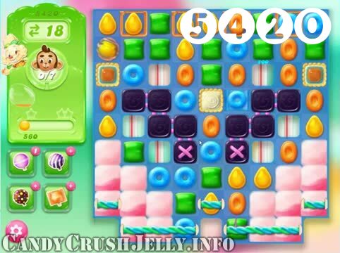 Candy Crush Jelly Saga : Level 5420 – Videos, Cheats, Tips and Tricks