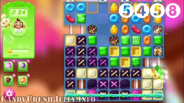 Candy Crush Jelly Saga : Level 5458 – Videos, Cheats, Tips and Tricks