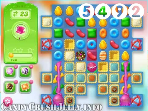 Candy Crush Jelly Saga : Level 5492 – Videos, Cheats, Tips and Tricks