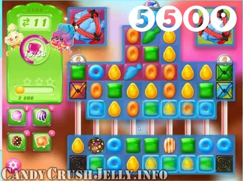 Candy Crush Jelly Saga : Level 5509 – Videos, Cheats, Tips and Tricks