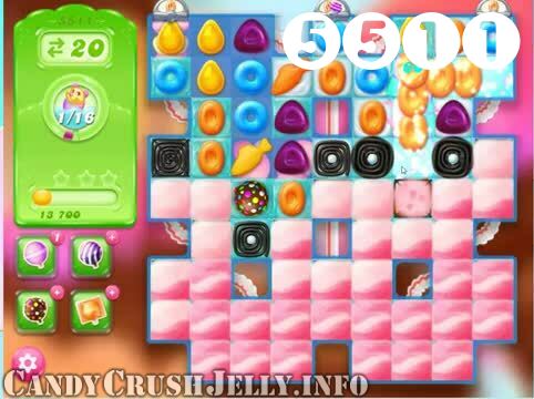 Candy Crush Jelly Saga : Level 5511 – Videos, Cheats, Tips and Tricks