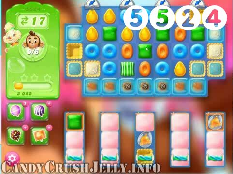 Candy Crush Jelly Saga : Level 5524 – Videos, Cheats, Tips and Tricks