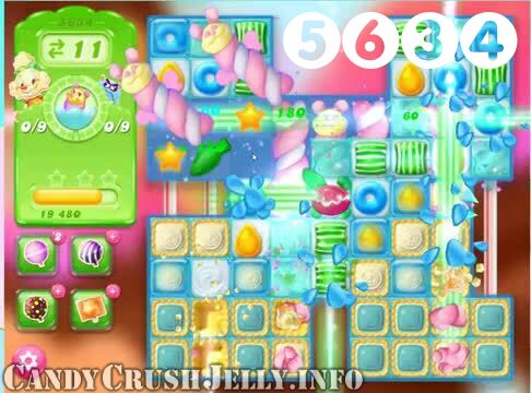 Candy Crush Jelly Saga : Level 5634 – Videos, Cheats, Tips and Tricks