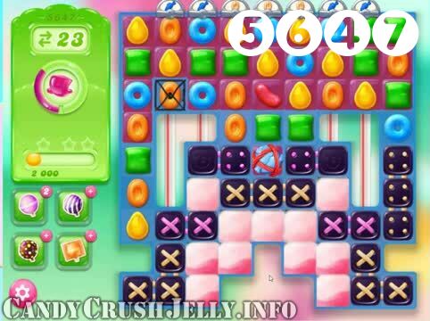 Candy Crush Jelly Saga : Level 5647 – Videos, Cheats, Tips and Tricks