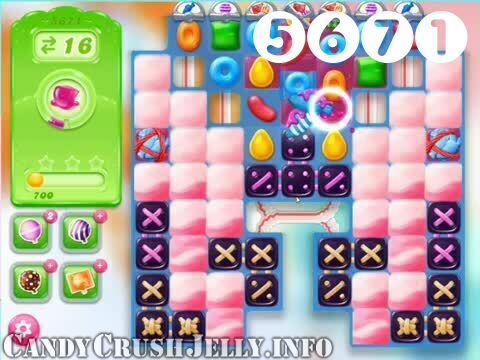 Candy Crush Jelly Saga : Level 5671 – Videos, Cheats, Tips and Tricks