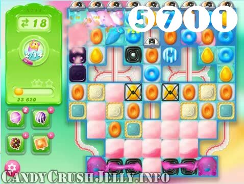 Candy Crush Jelly Saga : Level 5711 – Videos, Cheats, Tips and Tricks