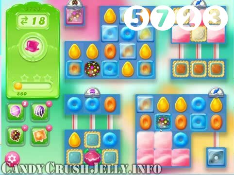 Candy Crush Jelly Saga : Level 5723 – Videos, Cheats, Tips and Tricks