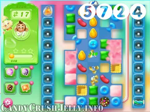 Candy Crush Jelly Saga : Level 5724 – Videos, Cheats, Tips and Tricks