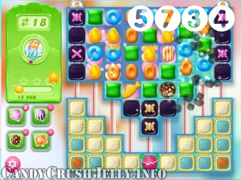 Candy Crush Jelly Saga : Level 5734 – Videos, Cheats, Tips and Tricks