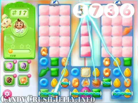 Candy Crush Jelly Saga : Level 5736 – Videos, Cheats, Tips and Tricks