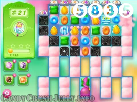 Candy Crush Jelly Saga : Level 5835 – Videos, Cheats, Tips and Tricks
