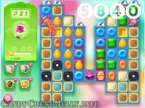 Candy Crush Jelly Saga : Level 5840 – Videos, Cheats, Tips and Tricks