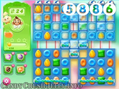 Candy Crush Jelly Saga : Level 5886 – Videos, Cheats, Tips and Tricks