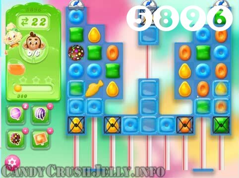 Candy Crush Jelly Saga : Level 5896 – Videos, Cheats, Tips and Tricks