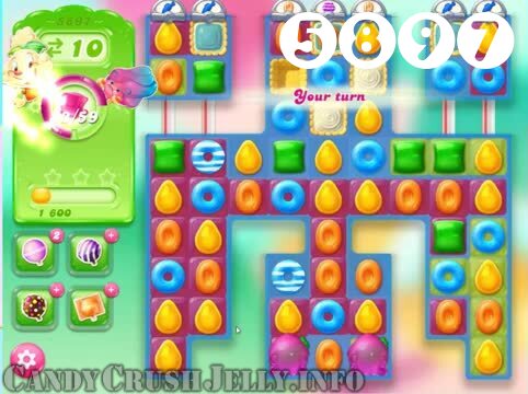 Candy Crush Jelly Saga : Level 5897 – Videos, Cheats, Tips and Tricks
