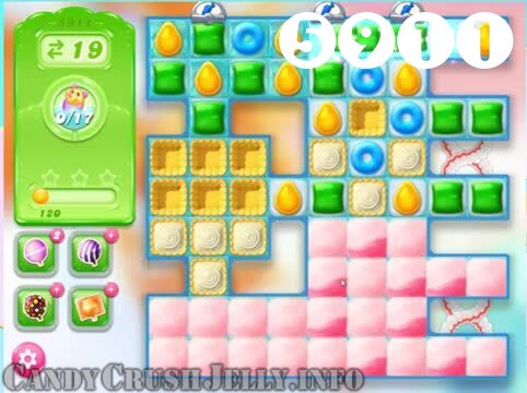 Candy Crush Jelly Saga : Level 5911 – Videos, Cheats, Tips and Tricks